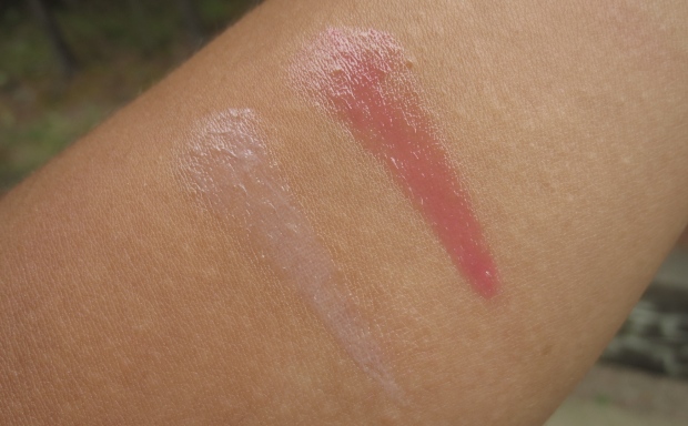 Korres Lip Butter in Guava & Pomegranate swatches