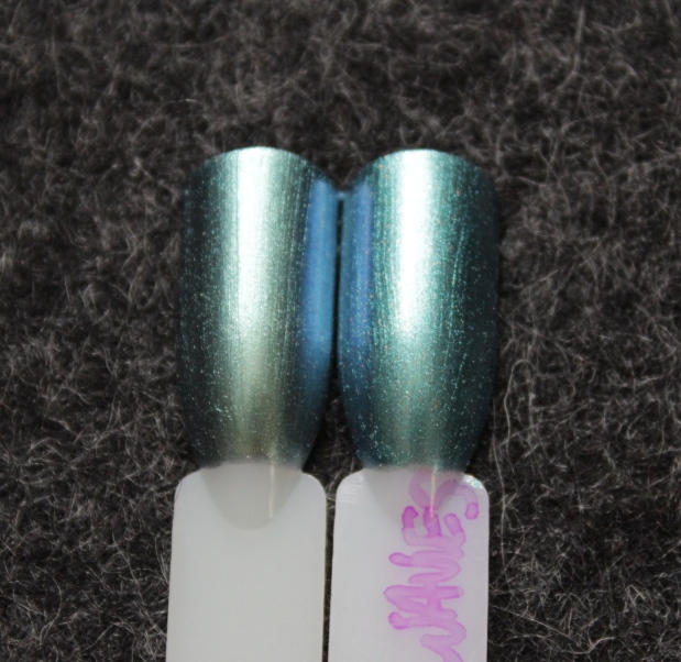OPI this color's making waves swatch comparison