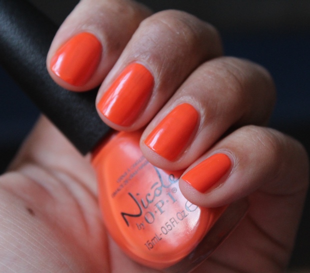 Nicole by OPI The Look is Orange swatch