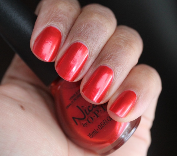Nicole by OPI Always a Classic Coca-Cola swatch