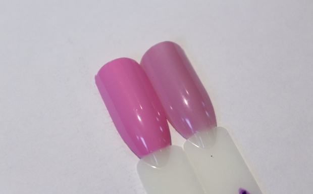 OPI Look at My Bow! vs Chanel Sweet Lilac swatch comparison